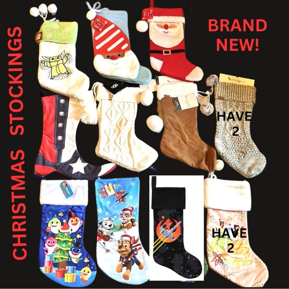 NWT Dark-skinned Santa Claus Christmas Stocking - Picture 8 of 8